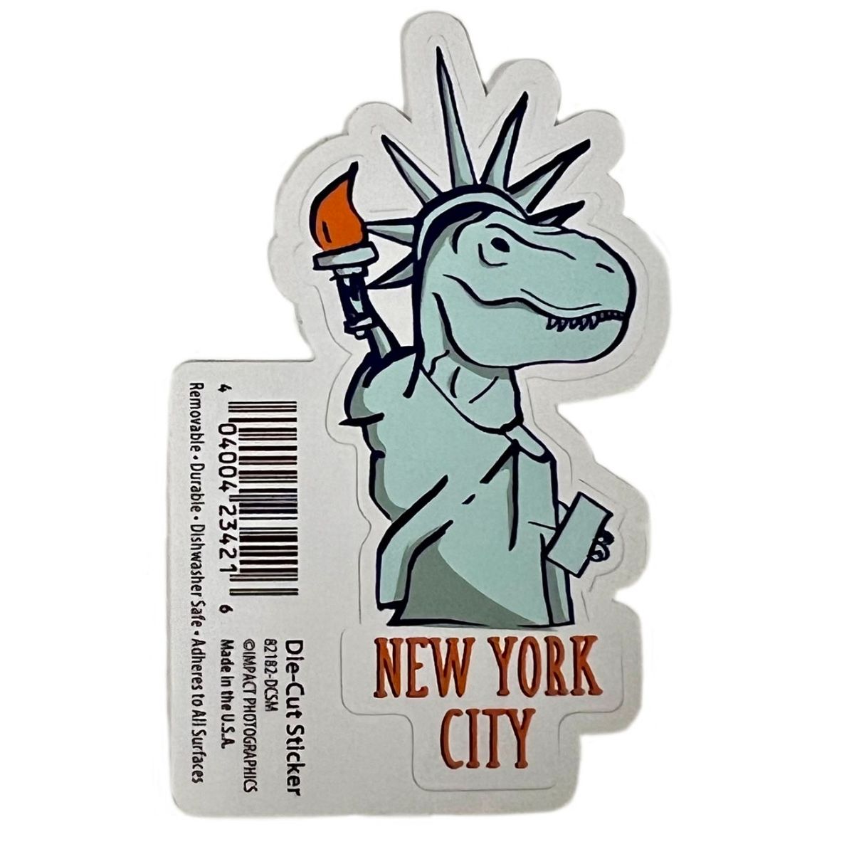 NYC Dino Liberty Sticker | AMNH Shop