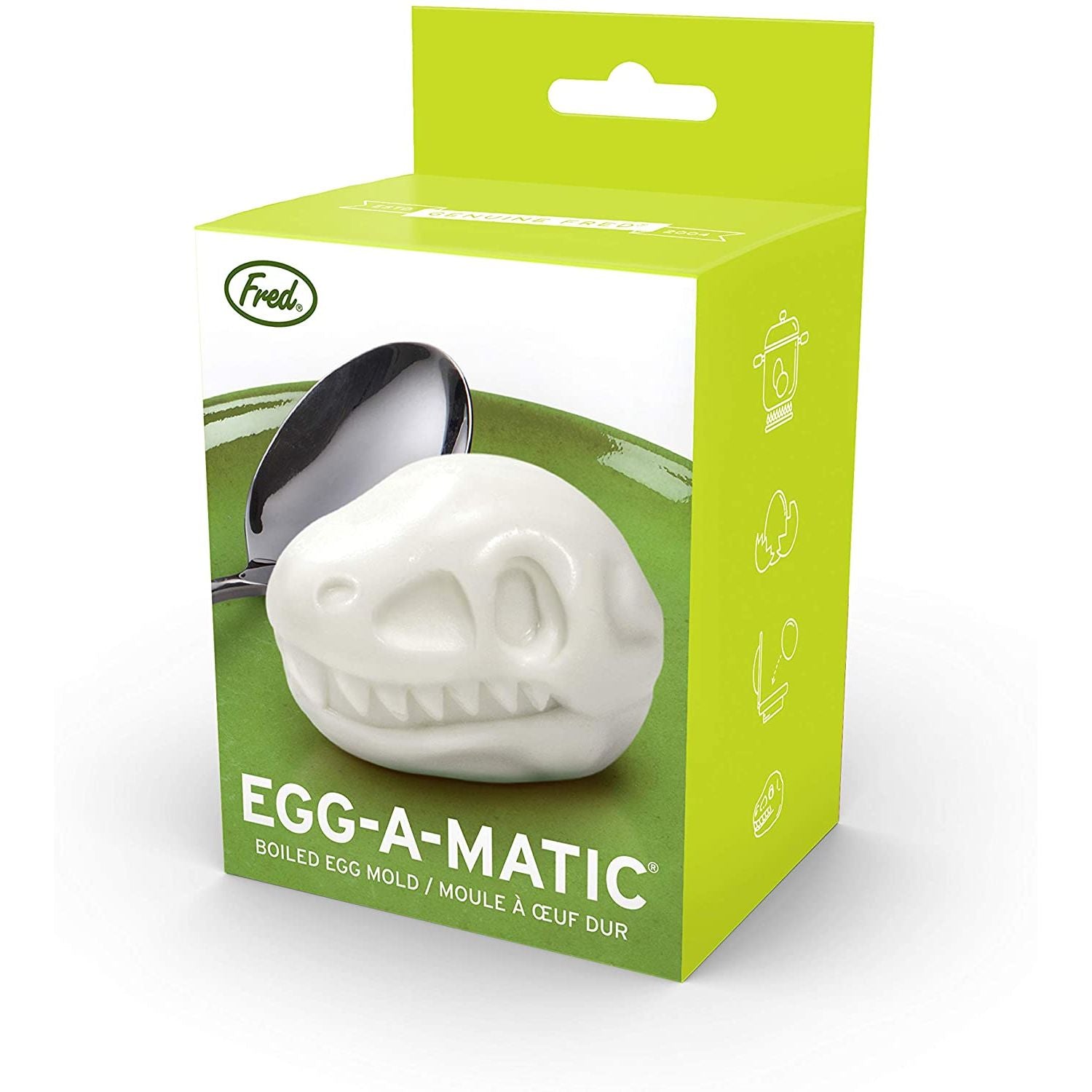  Boiled Egg Scientist タマゴ限定タグ付き Egg-A-Matic Dino Skull Hardboiled Egg Mold | AMNH Shop