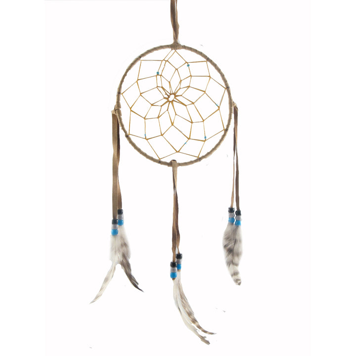 Handmade Native American Dreamcatcher Closeup