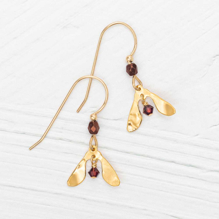 Holly Yashi 18K Gold Sorrel Drop Earrings