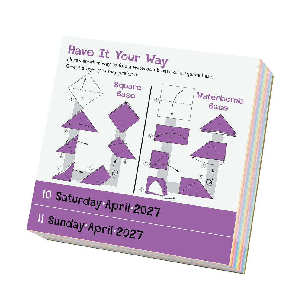 Origami Page-A-Day® Calendar 2027: More Than 250 Projects to Fold!