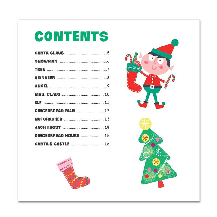 First Fun Sticker Painting: Christmas: 12 Colorful Scenes to Create (Happy Fox Books) Screen-Free Holiday Paint-by-Sticker Activity