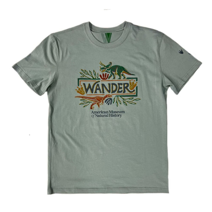 Adult Organic Cotton Dinosaur Wander T-Shirt
