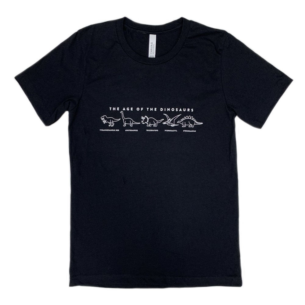 Adult Short Sleeve The Age of the Dinosaurs T-Shirt