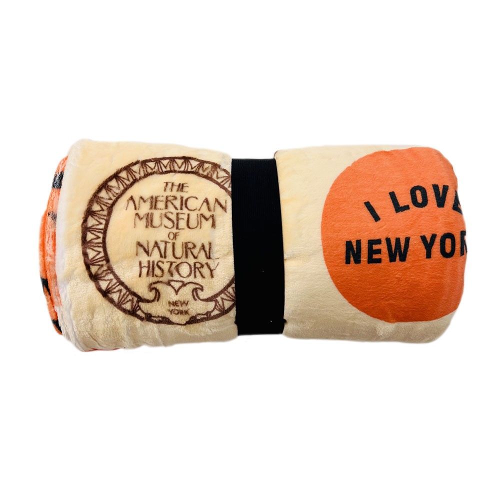 AMNH Exclusive Raschel Throw Blanket