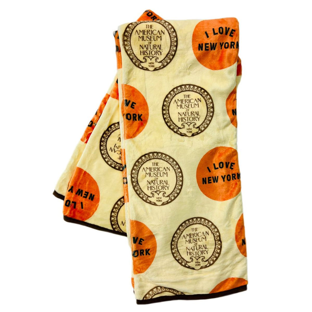 AMNH Exclusive Raschel Throw Blanket details