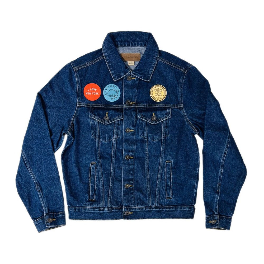 Adult AMNH Denim Patch Jacket