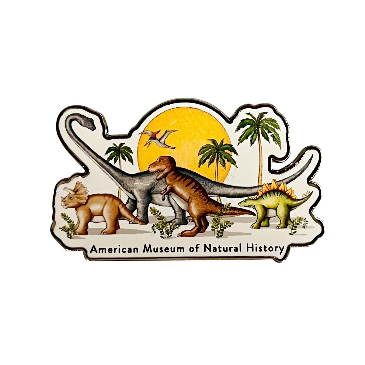 Metal AMNH Dinosaurs Magnet | AMNH Shop