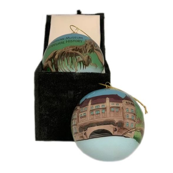 Exclusive AMNH Handpainted Holiday Ornament In Box