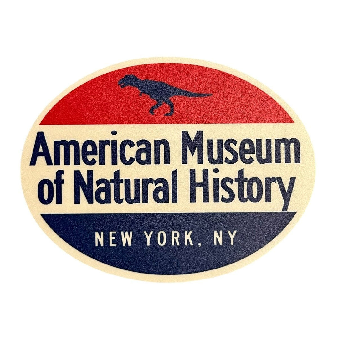 American Museum of Natural History Oval Sticker