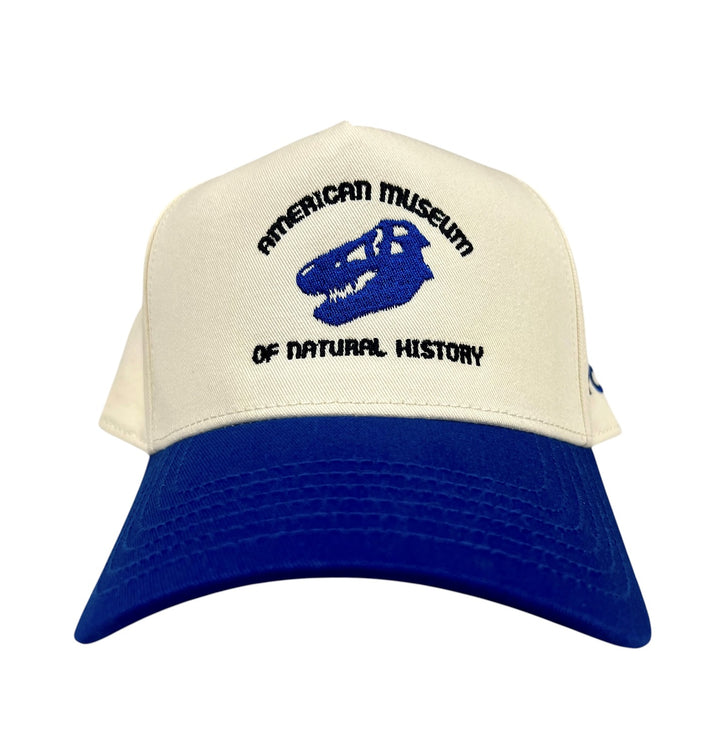 Exclusive AMNH Two-Tone Embroidered Skull Cap