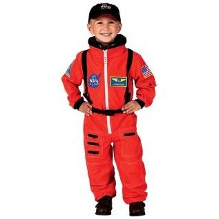 Children's Orange Astronaut Suit