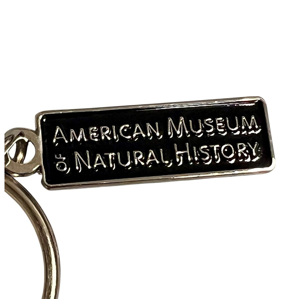 AMNH Bee and Honeycomb Keychain tag