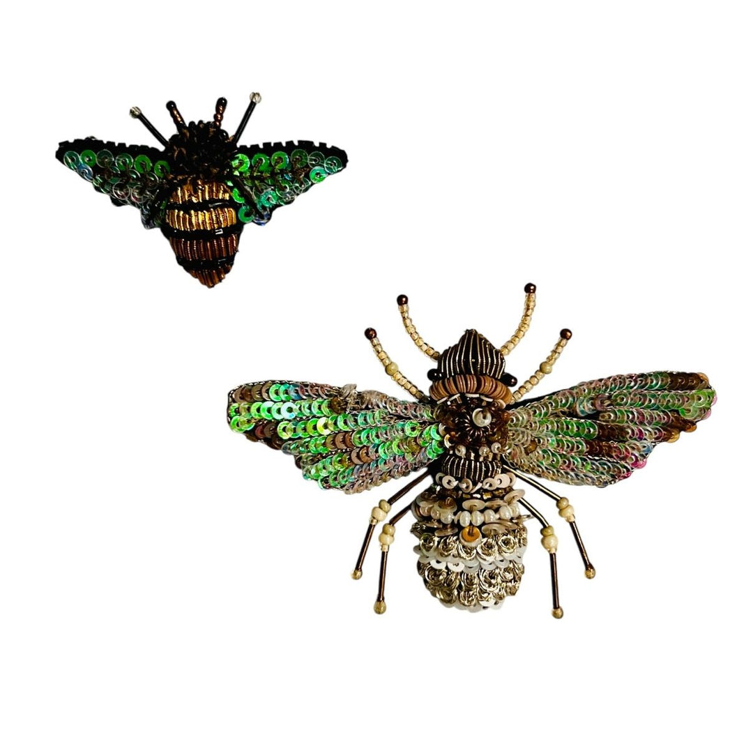 Assorted Beaded Bee Pins