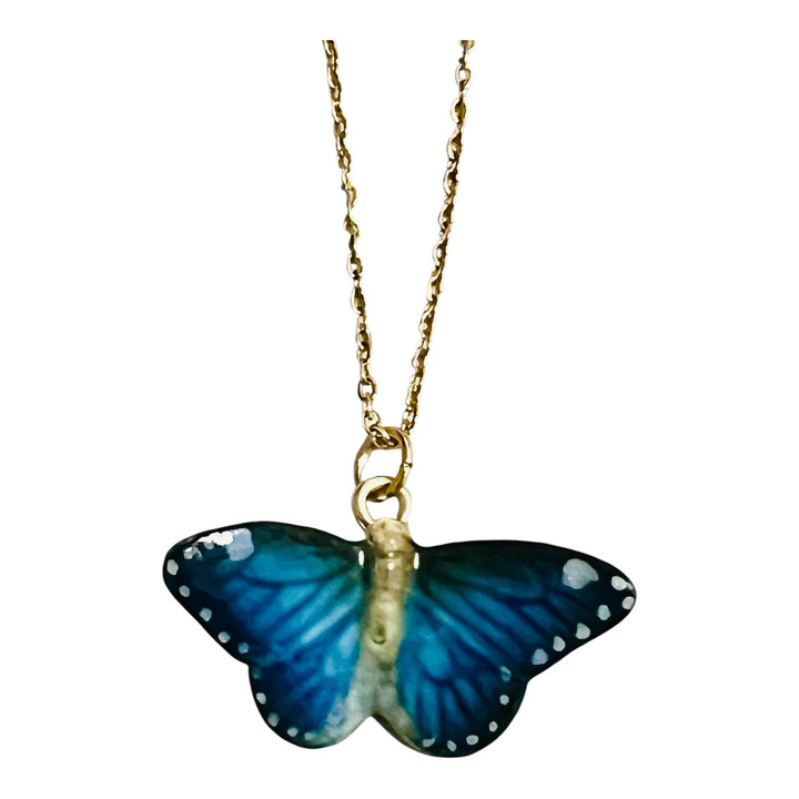 Assorted Porcelain Butterfly Necklace