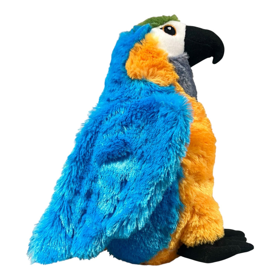 Eco-Friendly Plush Blue Macaw