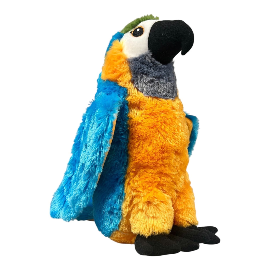Eco-Friendly Plush Blue Macaw