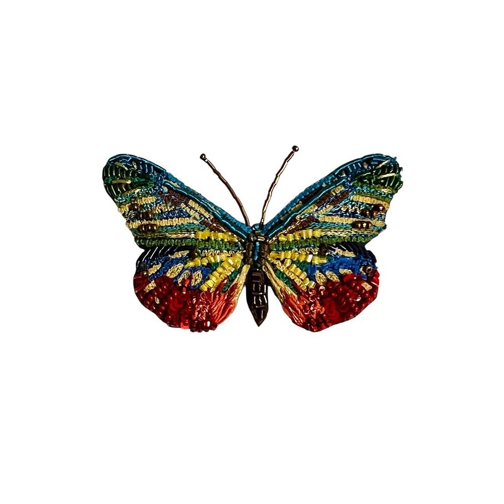 Assorted Beaded Butterfly Pins lg