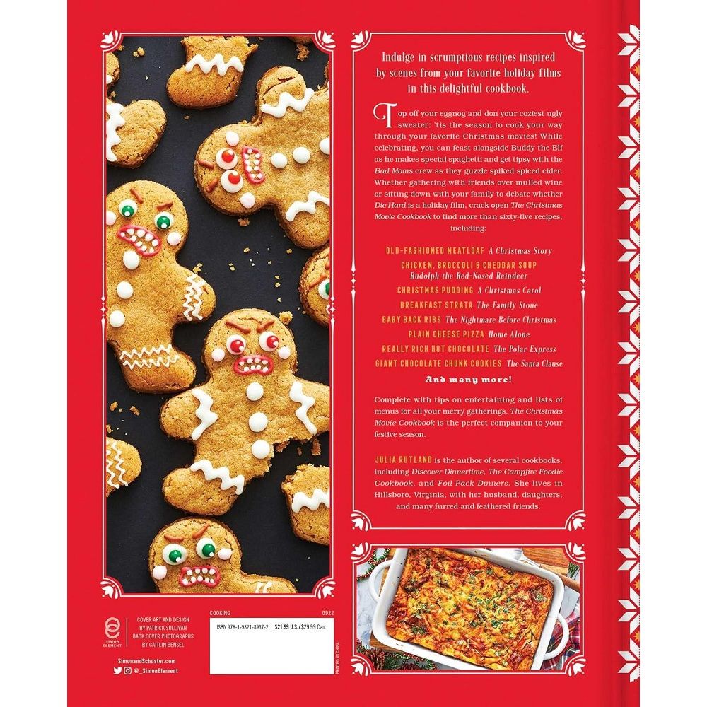 The Christmas Movie Cookbook back
