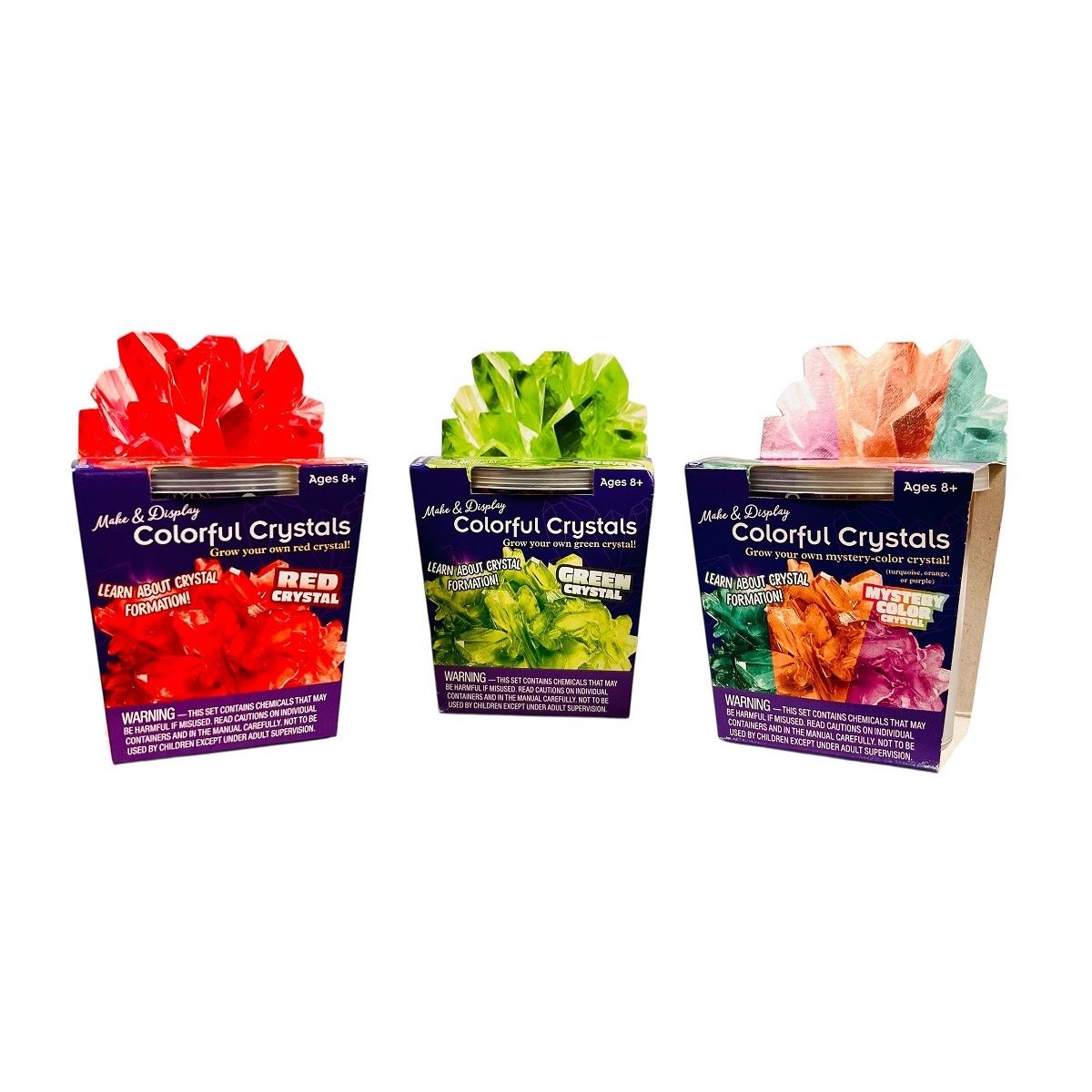 Asst. Colorful Crystals Grow Kit | AMNH Shop