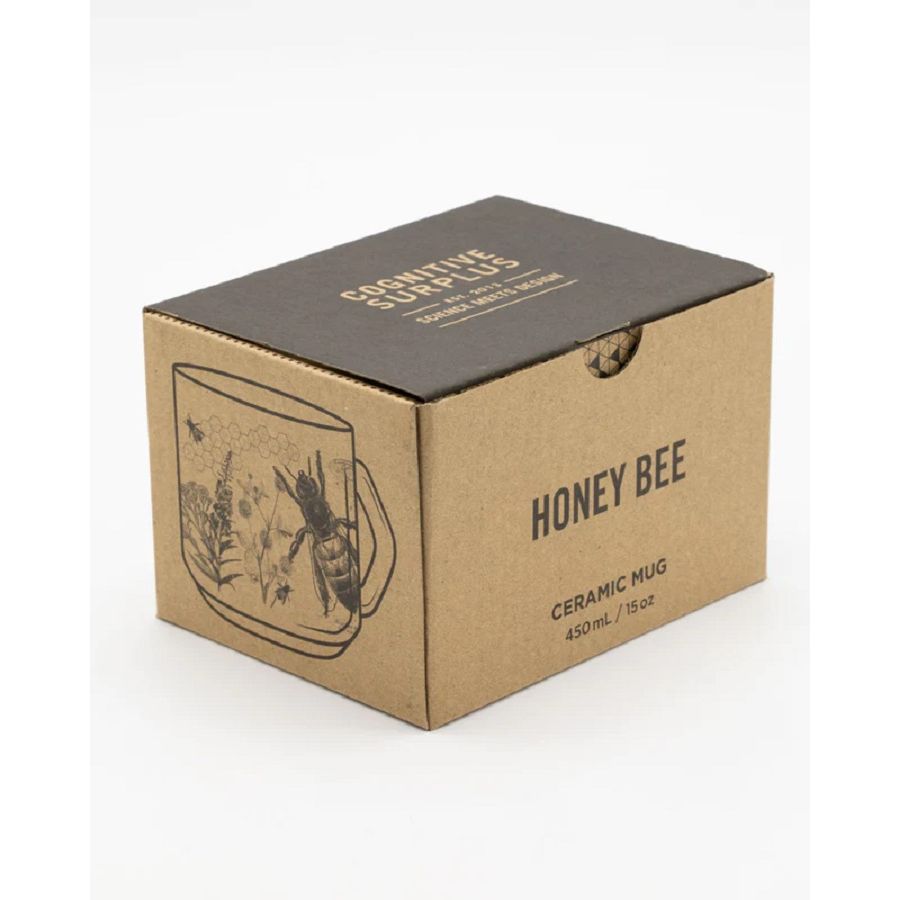 Honey Bee Ceramic Mug box