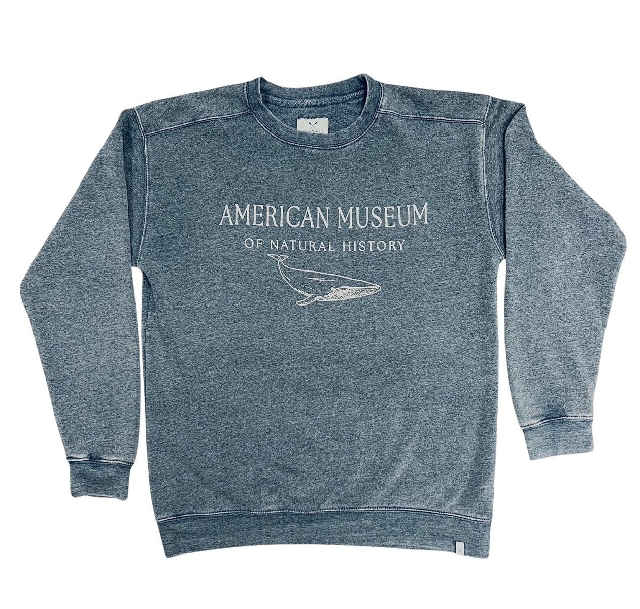 Adult Deep Blue Denim Style Fleece Sweatshirt | AMNH Shop
