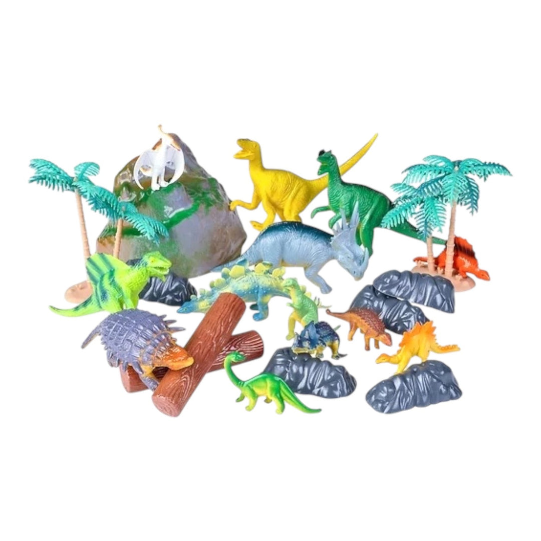 23 Pc. Dinosaur Adventure Set in Carry Bag
