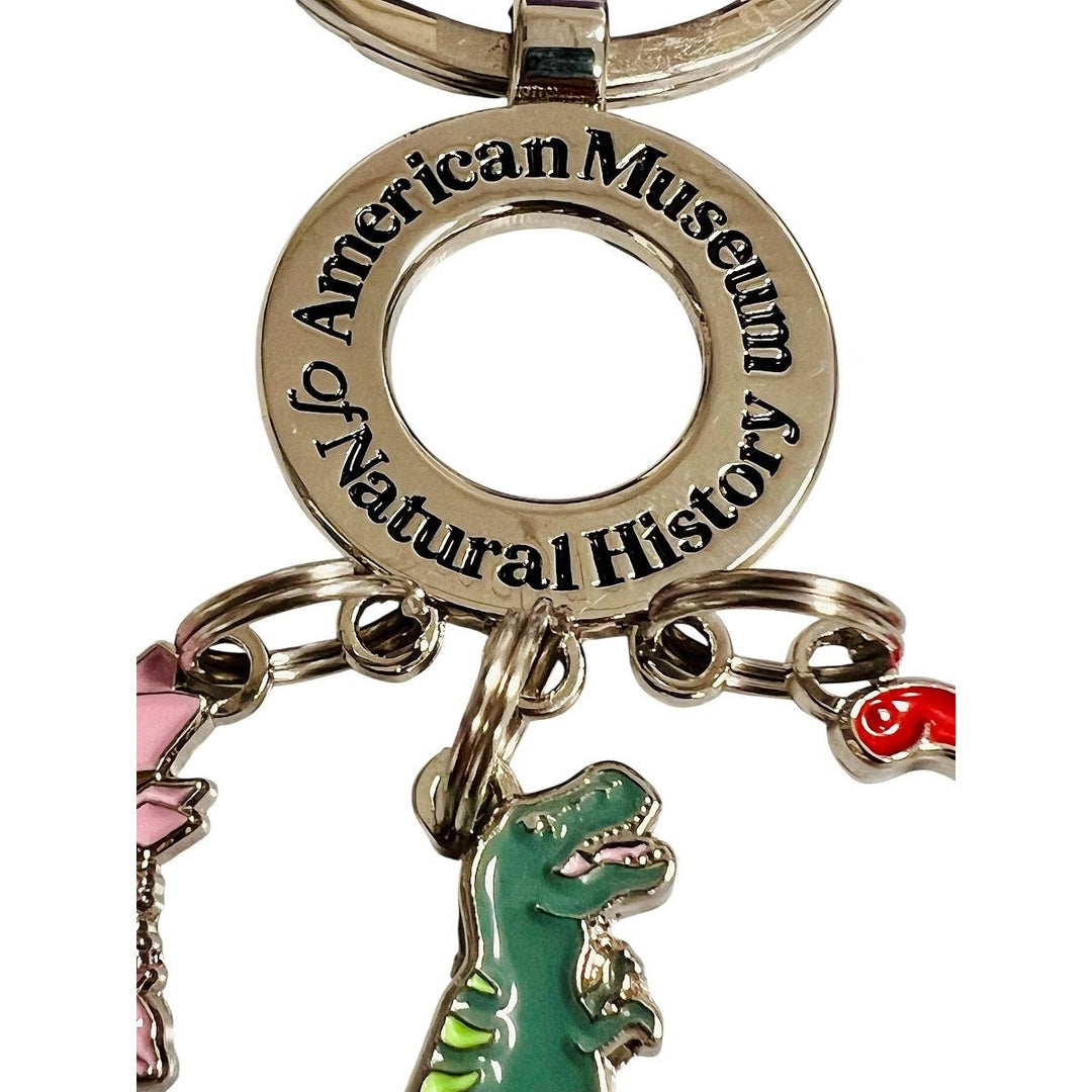 American Museum of Natural History Dino Charms Keychain closeup