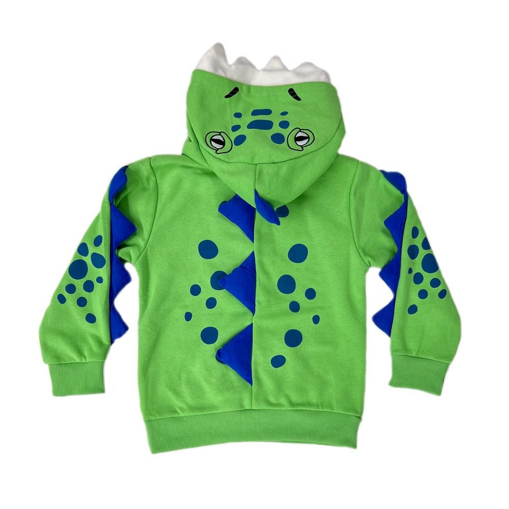 Toddler Spiky Dino Hoodie back