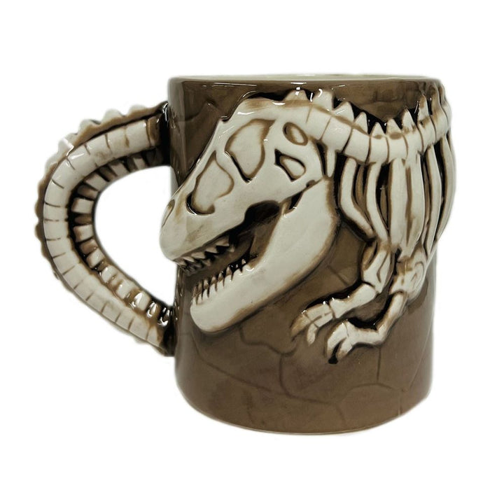 Large Ceramic Dino Skeleton Mug