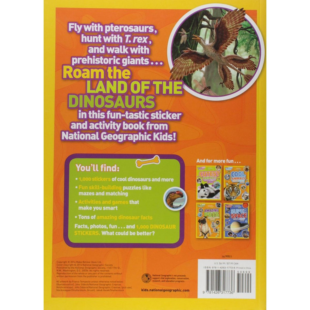 NG Kids Dinos Sticker Activity Book