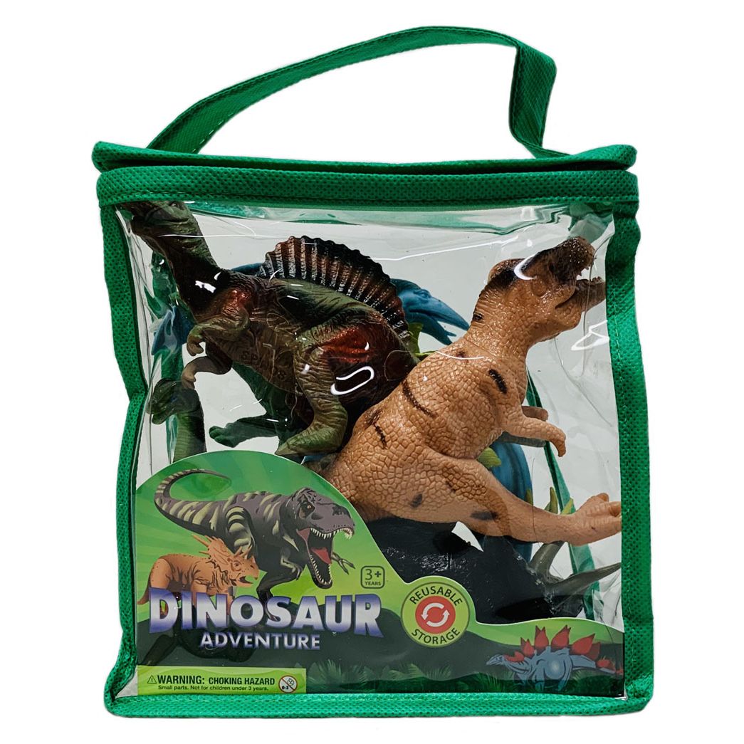 Dinosaur Adventure Bag of Six Dinosaurs | AMNH Shop