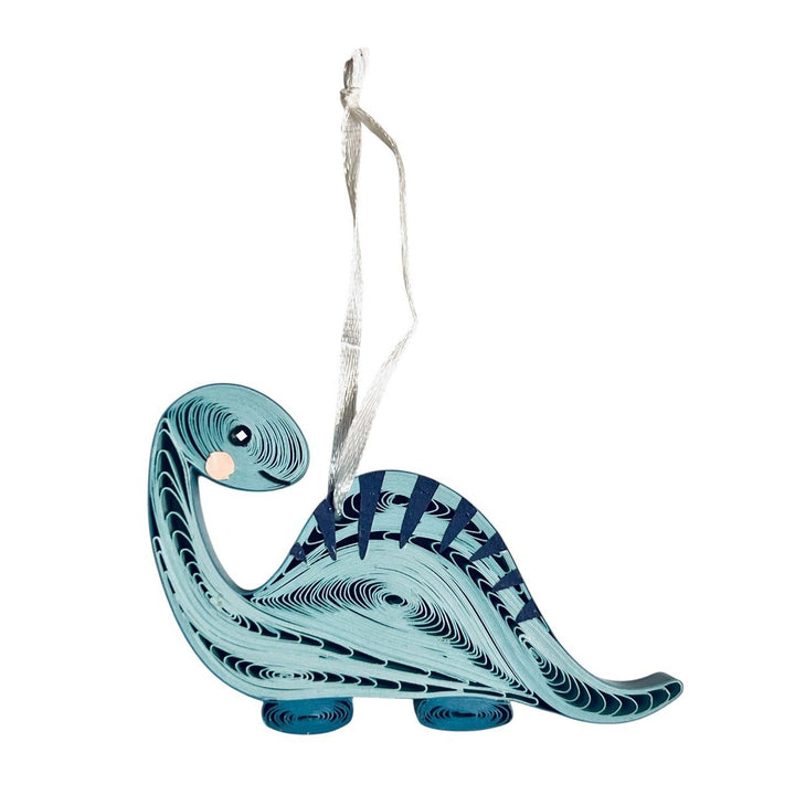 Dinosaur Quilled Paper Ornament