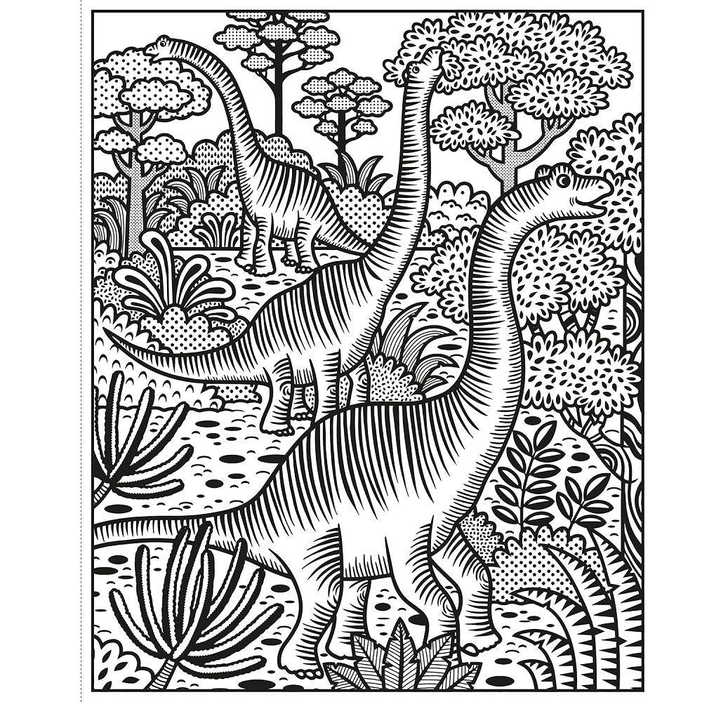 Dinosaurs Magic Painting Book page1