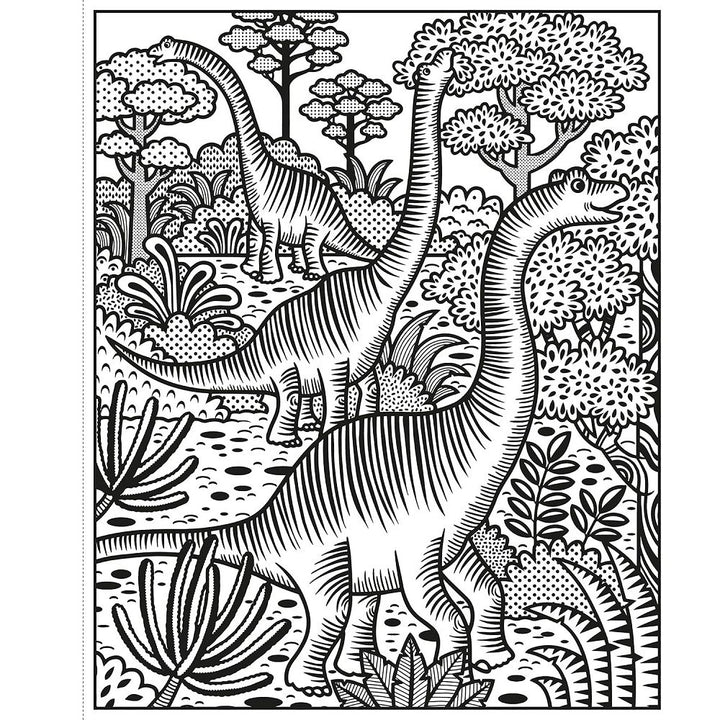 Dinosaurs Magic Painting Book page1