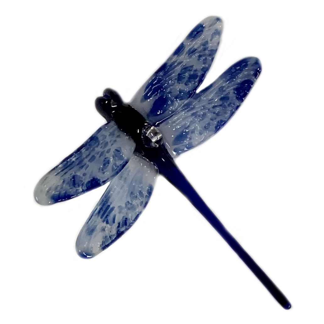 Blown Glass Dragonfly Ornament