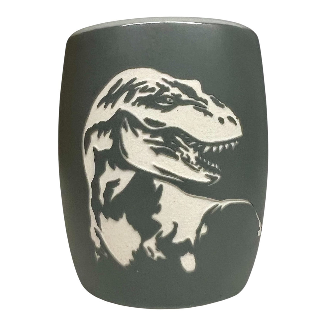 Etched Ceramic T-Rex Shot Glass
