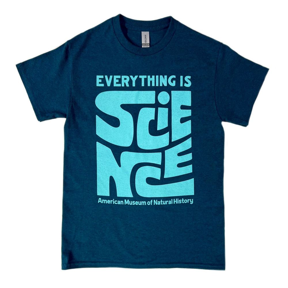 Adult Midnight Blue Everything is Science T-Shirt