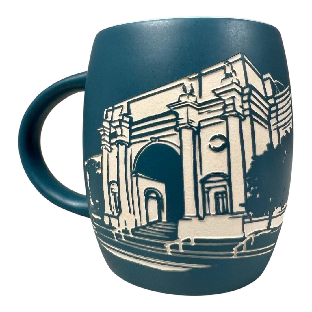 AMNH Etched Facade Ceramic Mug
