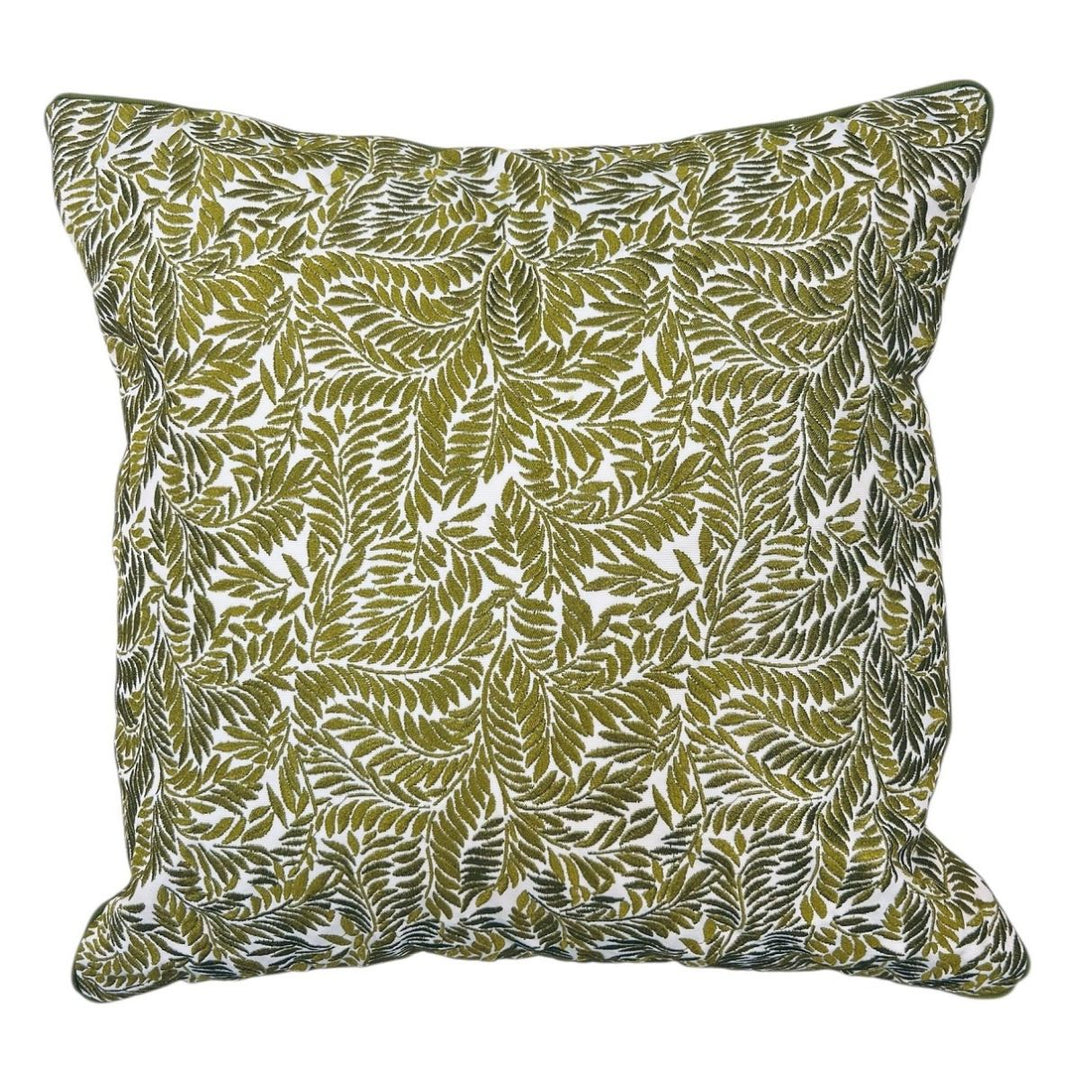 Frank Lloyd Wright Design Clustered Leaves Pillow