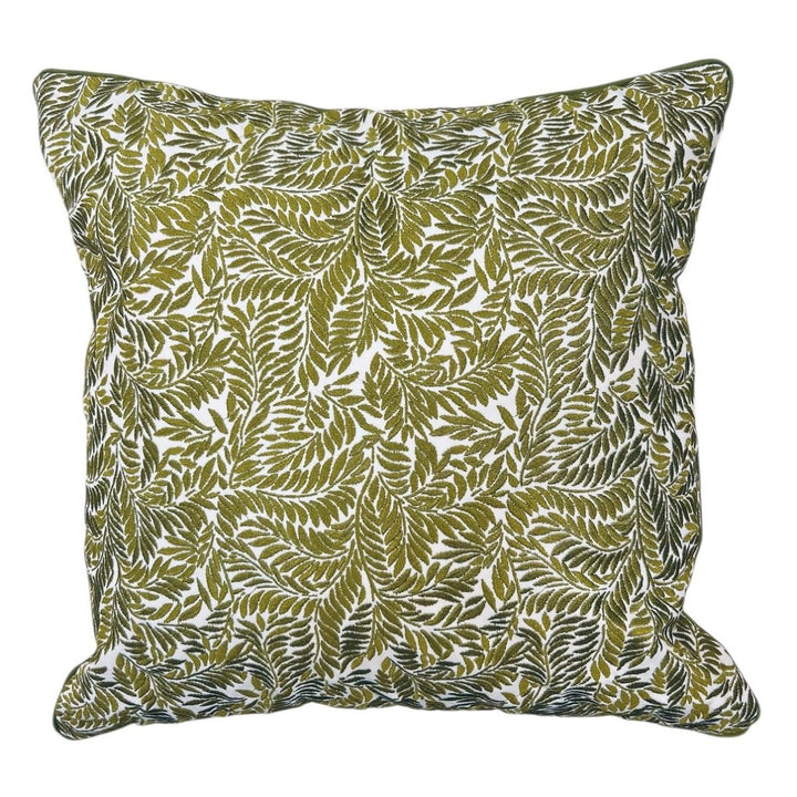 Frank Lloyd Wright Design Clustered Leaves Pillow