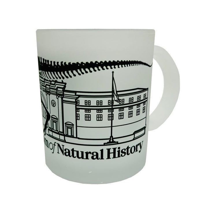AMNH Frosted Glass T. Rex Mug  Reverse