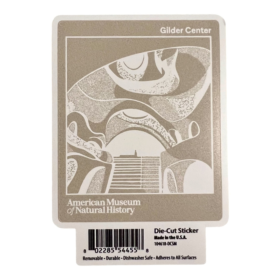 Gilder Center Beige Vinyl Die-Cut Sticker