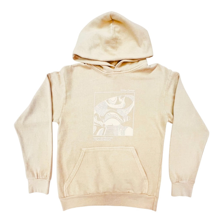 Adult Beige Gilder Center Fleece Hoodie
