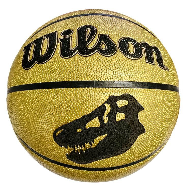 Exclusive Wilson Gold Dino Skull Basketball