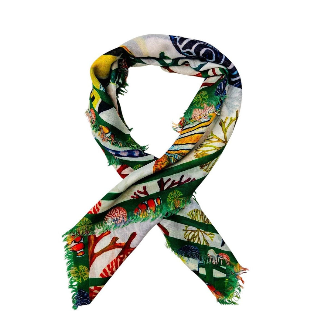 Asst Large Tropical Fish Scarf
