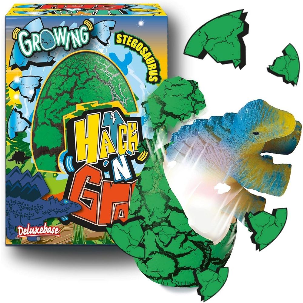 Green Stegosaurus Hatch N Grow Egg Details