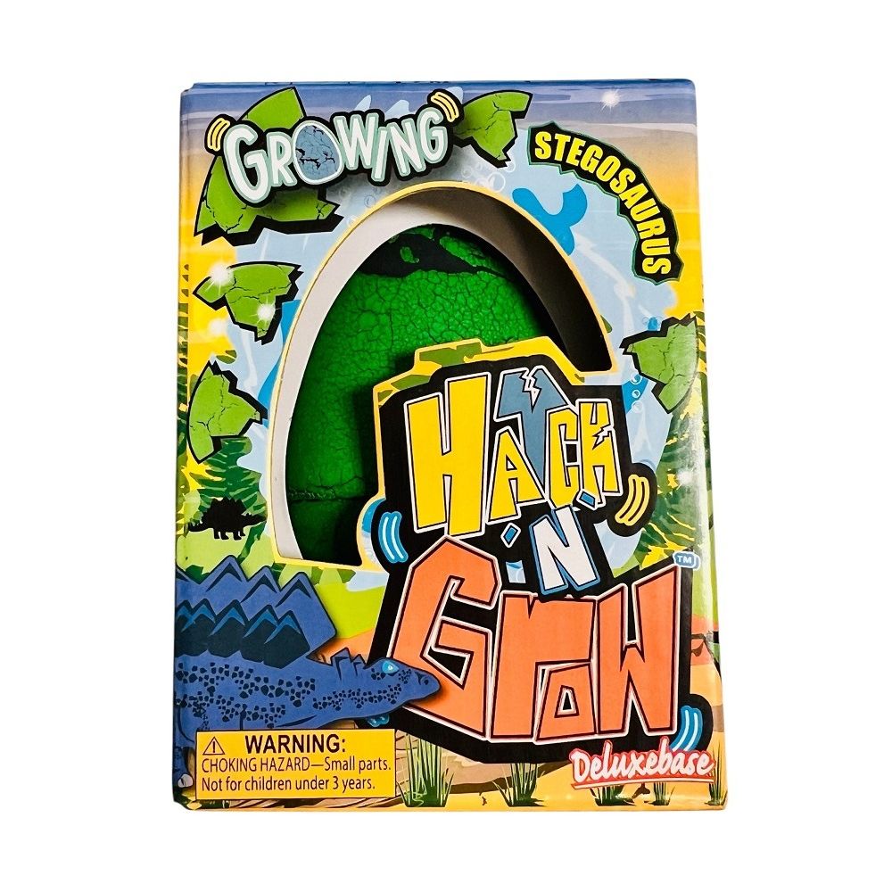 Green Stegosaurus Hatch N Grow Egg