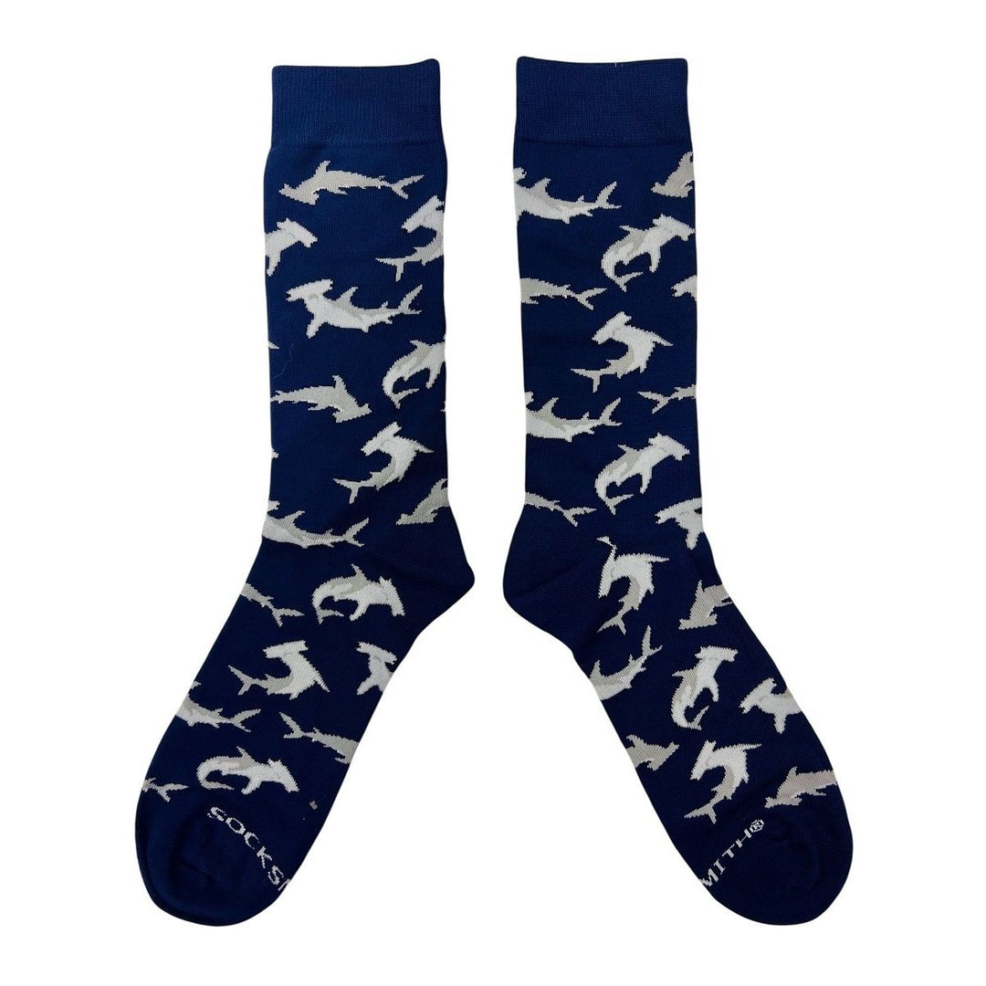 Men's Hammerhead Shark Bamboo Crew Socks
