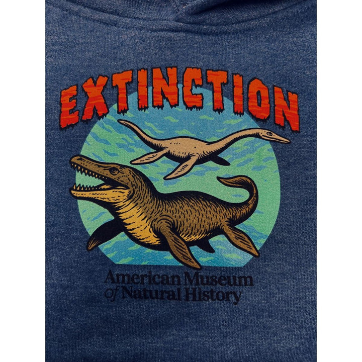 Youth Blue Fleece AMNH Extinction Hoodie
